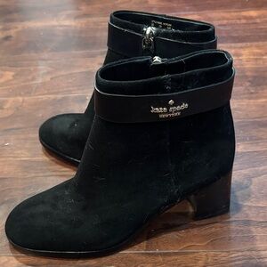 Kate Spade Black Ankle Booties